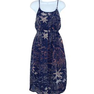 Old Navy Women's Boardwalk summer scene sundress size XS